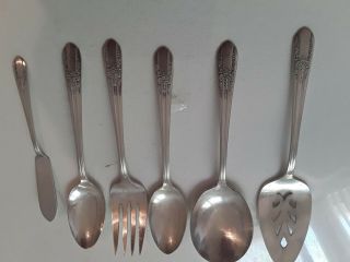 Wm Rogers Mfg Co.  Extra Plate Rogers 5 Pc Serving Set
