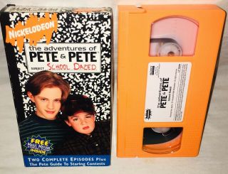 Vtg The Adventures Of Pete & Pete School Dazed Nickelodeon Rare Vhs Tape 