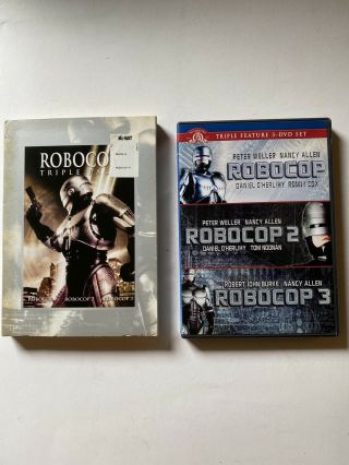 Robocop Triple Pack With Rare Slipcover (2008 Dvd,  3 - Disc)