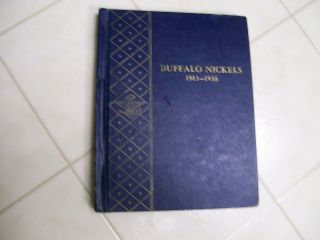 Rare Vintage Whitman Bookshelf Buffalo Nickel 1913 Folder Album