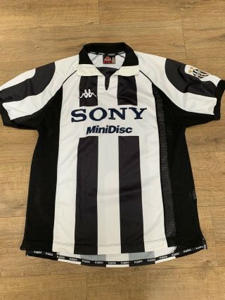 Rare Juventus Football Shirt 1997 - 98 Kappa Adults Xl