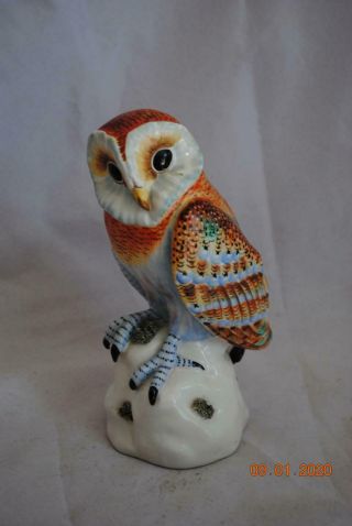 Mottahedeh Rare Vintage Owl Figurine