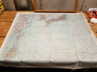 Ww2 Army Air Force Silk Escape Map C52/c53 Japan & South China Sea Massive Rare