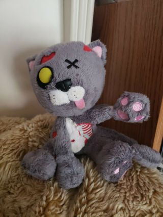 Rare Death Mittens Zombie Cat Plush Stuffed Animal