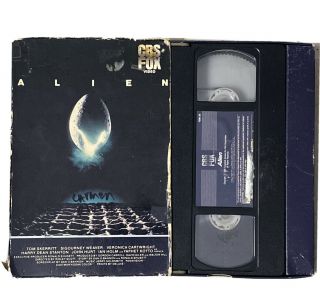 Alien Vhs Cbs Fox Big Box 1st Release Rare 1979/1983 Sigourney Weaver Skerritt