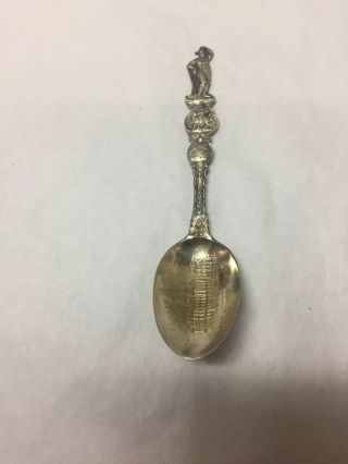 Denver Colorado Goldminer Sterling Souvenir Spoon