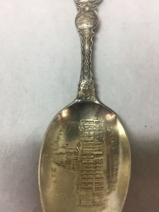 Denver Colorado Goldminer Sterling Souvenir Spoon 3