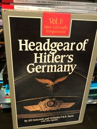19.  Bender: Headgear Of Hitler’s Germany Vol.  1 Rare (89) Ln Vol.  1: Heer,  K