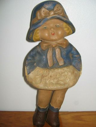 Rare 1920s/1930s Squeaky Rubber Toy - Doll