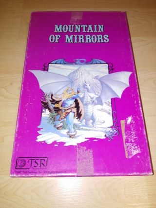 Rare 1983 Tsr Dungeons & Dragons - Mountain Of Mirrors Puzzle