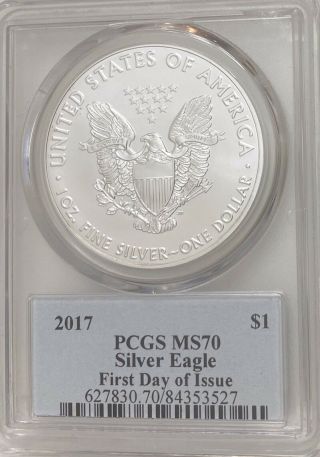 2017 Silver Eagle MS 70 $1 PCGS Thomas Cleveland “ Rare Find Here “ 2