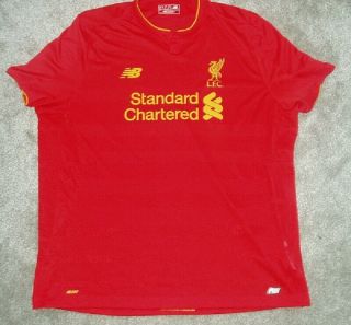 Rare Liverpool 2016 2017 Home Top Shirt Jersey - Adult 3xl