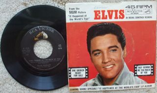 Elvis Presley - One Broken Heart / They Remind Me Too USA 45,  Rare PS 2
