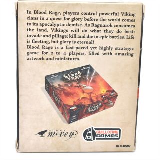 Blood Rage Board Game Kickstarter Exclusive Fenrir Monster RARE oop 3