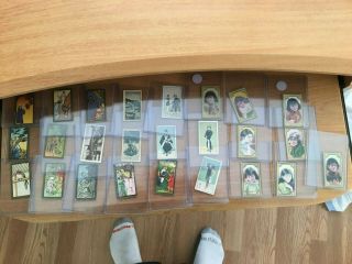 Large Coll 43 - 45 Of 25 Old Antique - Chinese Cigarette /tobacco Cards - China $25