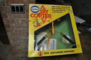 Vintage Cox - Sky Copter.  020 Flight Helicopter,  Aurora,  Wen Mac - Rare
