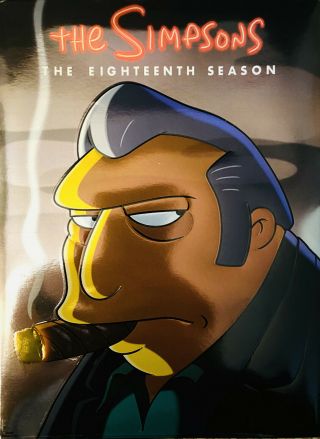 The Simpsons Complete Eighteenth Season 18 Dvd (4 Disc Set) Rare Fox Tv Show