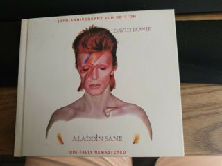 Rare David Bowie Aladdin Sane 2003 Uk 30th Anniversary Special Edition 2 Cd Set