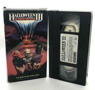 Halloween 3: Season Of The Witch (vhs) Rare Horror Movie Read See Pictures