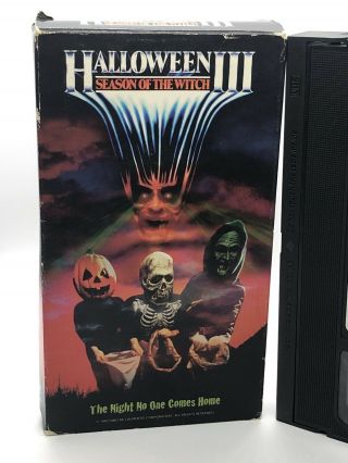 Halloween 3: Season of the Witch (VHS) RARE HORROR MOVIE READ SEE PICTURES 2
