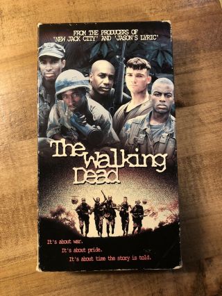 Rare Oop 1st Edition The Walking Dead Vhs Video Tape Hbo War Film
