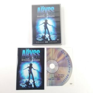 The Abyss (dvd,  2000,  2 - Disc Set,  Special Edition) Rare Collectible W/ Inserts