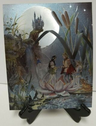 Vintage Dufex Foil Art Print The Fairy Wedding Jean And Ron Henry Warren Limited
