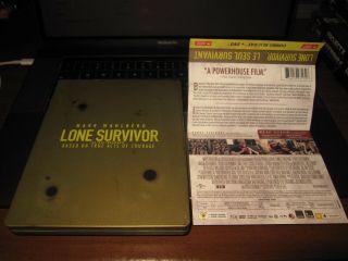 Lone Survivor Steelbook Blu - Ray,  Dvd (canada Future Shop) Rare & Oop