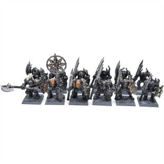 Warhammer Fantasy Warriors of Chaos Regiment oop Rare x 12 Painted 2