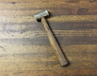 Brass Hammer • Antique Tools Vintage Machinist Anvil Hammer Forge Tools ☆usa