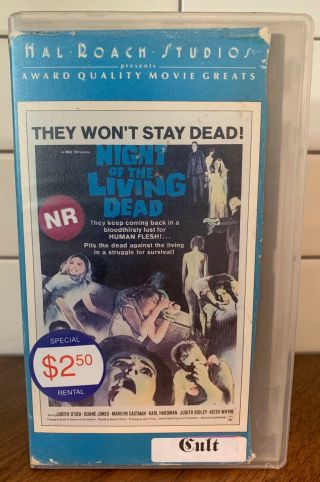 Night Of The Living Dead 1986 Viking Video Classics Vhs Rare Horror Movie