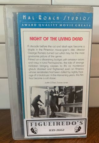 Night of the Living Dead 1986 Viking Video Classics VHS Rare Horror Movie 2