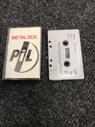 Pil Public Image Limited Metal Box Rare Cassette Tape