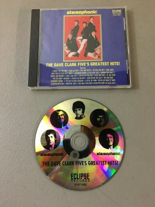 Rare & Oop The Dave Clark Five’s Greatest Hits Cd Austrailia Eclipse Records