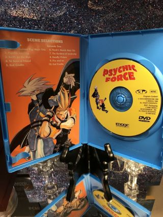 Rare Oop Image Entertainment Psychic Force Anime Movie Dvd 1998 Insert Blue Case