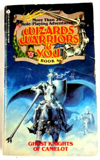 Rare Wizards Warriors And You 4: Ghost Knights Of Camelot Rpg Gamebook Cyoa