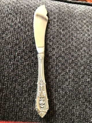 Rose Point Master Butter Knife Sterling Silver Wallace 1934