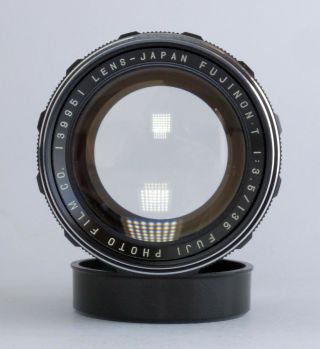 Rare Early Fuji Photo Film Co.  Fujinon - T 135mm F3.  5 M42 Mount Tele Lens.  Exc,
