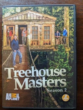Treehouse Masters Second Season 2 Two Dvd Rare Animal Planet 2 - Disc Oop