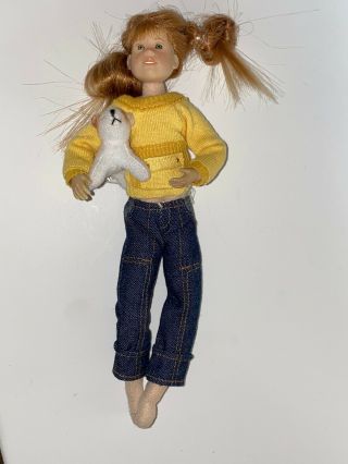 Only Hearts Club Doll Lilly With Cat Kitty Kitten Rare