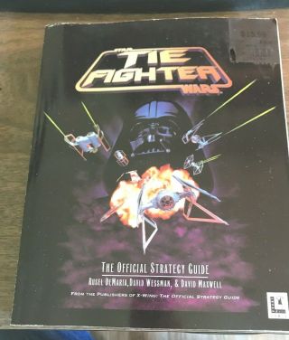 Star Wars Tie Fighter Pc Computer Video Game Official Strategy Guide Book Rare