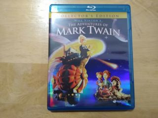 The Adventures Of Mark Twain (blu - Ray) 1985 Oop Out Of Print Rare Claymation