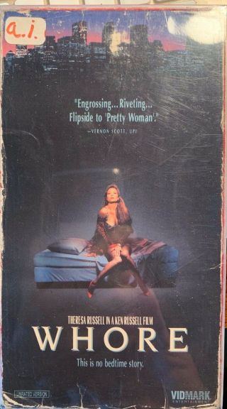 Whore (vhs,  Unrated) Rare 1991 Ken Russell Film Stars Theresa Russell