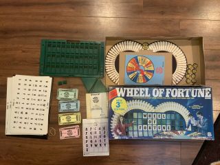Vintage Wheel Of Fortune Board Game Pressman 1985 Rare 3rd