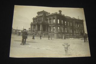 Antique 1906 San Francisco Earthquake Photo 10/16 Flood Mansion