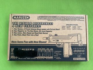 Rare Maruzen Ingram M11 Gas Air Soft Made In Japan Air Soft