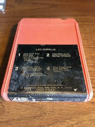 Led Zeppelin Iv Rare 8 Track Tape Late Nite Bargain