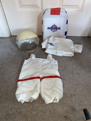 Vintage Cabbage Patch Kids Cpk Young Astronauts Outfit Helmet Backpack Jumpsuit