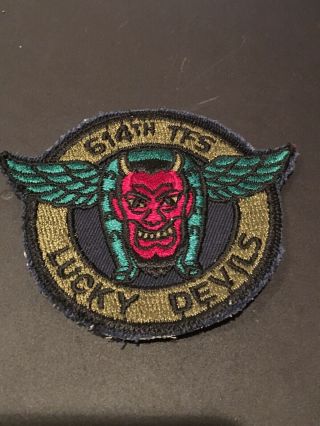 614th Tfs Lucky Devils Tactical Fighter Squadron United States Air Force Rare @