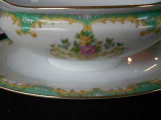 Noritake Tiffany gravy boat,  discontinued pattern,  a rare,  LOCAL PICK UP ONLY 2